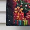 Rottweiler Holiday Christmas House Flag Large Porch Sleeve Pole Decorative Outside Yard Banner Artwork Wall Hanging, Polyester, House Size, Multicolor