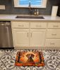 Rhodesian Ridgeback Fall Memory Foam Kitchen Mat Machine Washable Anti-Fatigue Mat Cushion Comfort Bath Mat or Kitchen Rug