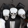 Halloween Home Ghost Door Hanging Skull Rose Rattan Wreath Wreath Haunted House Horror Party Decorations