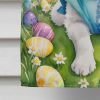 Kuvasz Easter Egg Hunt House Flag Large Porch Sleeve Pole Decorative Outside Yard Banner Artwork Wall Hanging, Polyester, House Size, Multicolor