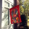 Vizsla Holiday Christmas House Flag Large Porch Sleeve Pole Decorative Outside Yard Banner Artwork Wall Hanging, Polyester, House Size, Multicolor