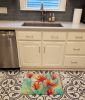 Wyoming Indian Paintbrush in Watercolor Memory Foam Kitchen Mat Machine Washable Anti-Fatigue Mat Cushion Comfort Bath Mat or Kitchen Rug