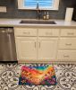 Alstroemerias in Color Memory Foam Kitchen Mat Machine Washable Anti-Fatigue Mat Cushion Comfort Bath Mat or Kitchen Rug