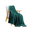 SOGA Dark Green Throw Blanket Warm Cozy & Bed Sofa Comforter