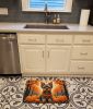 Yorkshire Terrier Fall Memory Foam Kitchen Mat Machine Washable Anti-Fatigue Mat Cushion Comfort Bath Mat or Kitchen Rug