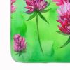 Vermont Red Clover in Watercolor Memory Foam Kitchen Mat Machine Washable Anti-Fatigue Mat Cushion Comfort Bath Mat or Kitchen Rug