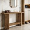 Slim Console Table with Shelf Long Sofa Table behind Sofa for Living Room & Hallway Home Furniture Decorative Table
