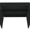 Medicine Cabinet 19.70" H, with 2 Doors, 3 Shelves, 2 Mirrors, Black