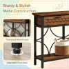 Long Console Table  Entryway Accent Table with Storage Drawers Living Room Decorative Table for Living Room Bedroom