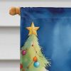 Westie Christmas Reindeer House Flag Large Porch Sleeve Pole Decorative Outside Yard Banner Artwork Wall Hanging, Polyester, House Size, Multicolor
