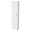 Andrews 1-Door 5-Shelf Tall Storage Cabinet White