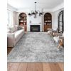 Area Rug, 9 x 12 ft Large Washable Boho Rug, Non-Slip and Tear-Resistant Soft Carpet, Pet & Child Friendly Bohemian Area Rugs, Indoor Mat for Bedroom