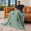 Jaws psychedelic Sea Silk Touch Throw Blanket 40x50 inches