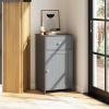 Bathroom Cabinet with Drawer Single Door with Adjustable Shelf
