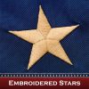 2 Pack American USA Tea-Stained Flag 2.5x4 Ft Pole Sleeve Embroidered 420D Polyester Embroidered Stars