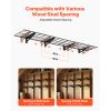 2-Tier Heavy Duty Wall Garage Shelving, 4 Pack 1 x 3 ft Steel Wall Mounted Shelving Unit