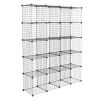 20-Cube Organizer Cube Storage Storage Shelves Wire Cube Storage Origami Shelves Metal Grid Multifunction Shelving Unit Modular Cubbies Organizer Book