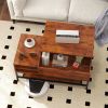 Lift Top Coffee Table with Hidden Compartment and Removable Storage Shelf