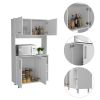 Bayshore 3-Shelf Pantry Cabinet White