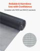 Window Screen Replacement 100 ft Ã— 48 in Window Screen Mesh DIY Adjustable