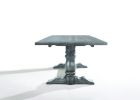 Leventis Weathered Gray Finish Dining Table