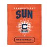 Connecticut Sun WNBA High Block Silk Touch Throw Blanket 50 x 60 inches