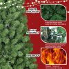 6ft Artificial Christmas Tree, Premium Unlit Hinged Fake Xmas Tree with 760 Branch Tips, for Home, Office