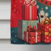 Dalmatian Holiday Christmas House Flag Large Porch Sleeve Pole Decorative Outside Yard Banner Artwork Wall Hanging, Polyester, House Size, Multicolor