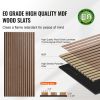 Wood Slat Acoustic Panels, 23.6 x 47.2 inch, MDF Accent Wooden Wall Panels for Modern Interior Wall