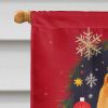 Chow Chow Holiday Christmas House Flag Large Porch Sleeve Pole Decorative Outside Yard Banner Artwork Wall Hanging, Polyester, House Size, Multicolor