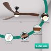 72 Inch Ceiling Fans with Lights and Remote, Large Outdoor Ceiling Fan with Light Dimmable for Patios Living Room Bedroom Gazebo High CFM 3 Blade Prop