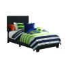 Black Twin Panel Bed