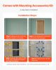 Shower Niche 16"x 32"+ 16"x 32"Recessed Wall Shelf for Bathroom