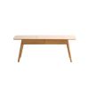 Center table Low Table 100% solid wood Top plate Desk Coffee table Width 100 x Depth 50 x Height 44 cm Study desk Work from home Easy to assemble Natu