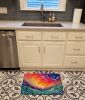 Gypsophila in Color Memory Foam Kitchen Mat Machine Washable Anti-Fatigue Mat Cushion Comfort Bath Mat or Kitchen Rug