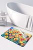 Freesias in Watercolor Memory Foam Kitchen Mat Machine Washable Anti-Fatigue Mat Cushion Comfort Bath Mat or Kitchen Rug