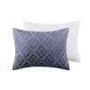 Ombre Printed Clipped Jacquard Comforter Set