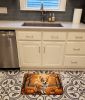 Corgi Fall Memory Foam Kitchen Mat Machine Washable Anti-Fatigue Mat Cushion Comfort Bath Mat or Kitchen Rug