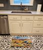 Nevada Sagebrush in Watercolor Memory Foam Kitchen Mat Machine Washable Anti-Fatigue Mat Cushion Comfort Bath Mat or Kitchen Rug