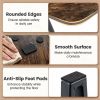 Set of 3 Nesting Coffee Tables Rustic Brown Industrial Accent Side Tables
