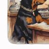 Rottweiler Fall Kitchen Pumpkins Memory Foam Kitchen Mat Machine Washable Anti-Fatigue Mat Cushion Comfort Bath Mat or Kitchen Rug