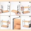 Bathroom countertop storage rack with basket, bathroom organizer shelf, vanity and skincare product storage rack, storage rack for bathroom, kitchen