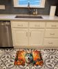 Siberian Husky Fall Memory Foam Kitchen Mat Machine Washable Anti-Fatigue Mat Cushion Comfort Bath Mat or Kitchen Rug