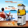 VEVOR Commercial Slushy Machine, 12L/3.2Gal Single Bowl, 50 Cups Margarita Machine, 500W Stainless Steel Margarita Smoothie Frozen Drink Maker
