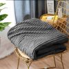 SOGA Grey Throw Blanket Warm & Bed Sofa Comforter