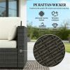 Willow Sofa, Outdoor Sofa, Terrace Sofa, Courtyard Sofa, Double Sofa, Cream White