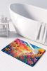 Alstroemerias in Color Memory Foam Kitchen Mat Machine Washable Anti-Fatigue Mat Cushion Comfort Bath Mat or Kitchen Rug