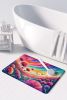 Dianthus in Color Memory Foam Kitchen Mat Machine Washable Anti-Fatigue Mat Cushion Comfort Bath Mat or Kitchen Rug