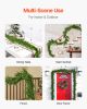 Faux Norfolk Christmas Garland 9Ft Artificial Greenery Xmas Decor for Fireplace