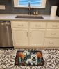 Westie Spooky Halloween Memory Foam Kitchen Mat Machine Washable Anti-Fatigue Mat Cushion Comfort Bath Mat or Kitchen Rug